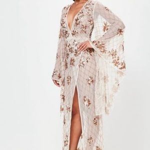 MissGuided embellished Maxi dress